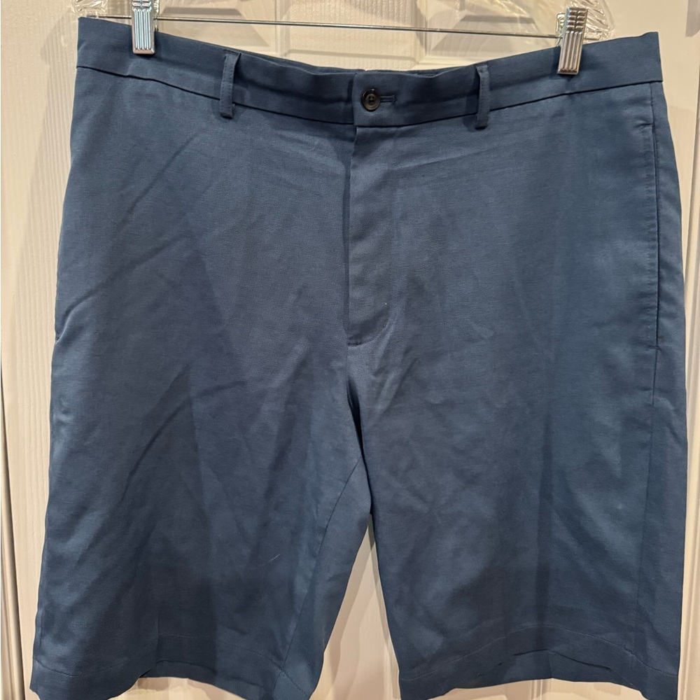 Walter Hagen Men's Slate Blue Flat Front Shorts